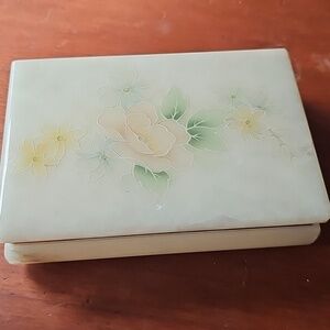 Italian Alabaster Trinket Box